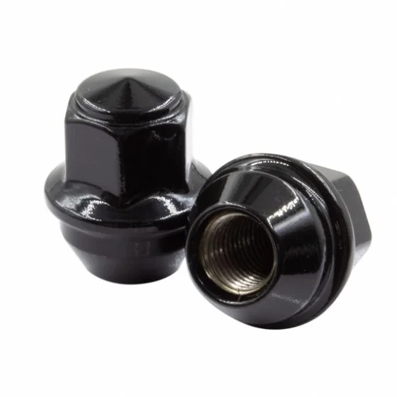 121142BLK – REVOLUTION Lug Nut, 1/2 Inch x 20 Thread Size 60 Degree Conical Acorn 1.45 Inch Overall Length 13/16 Inch...